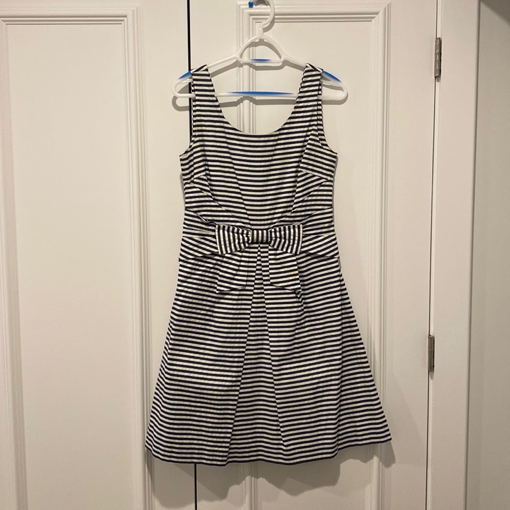 Kate Spade blue and white stripped dress (size 6)